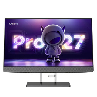 Lenovo 联想 小新 Pro 27 2022款 十二代酷睿版 27英寸 家用一体机 黑色 (酷睿i5-12500H、核芯显卡、16GB、1TB SSD、2.5K、100Hz)