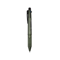 uni 三菱铅笔 五合一多功能笔商务中油笔签字笔原子笔（四色圆珠笔+自动铅笔）深绿色笔杆 MSXE5-2000A-05