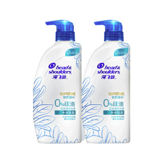 Head & Shoulders 海飞丝 致美微米系列 头皮护理洗发露 补水轻盈 450ml*2瓶