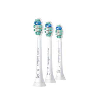 牙菌斑防御型系列 HX9023/67 电动牙刷刷头 白色 3支装