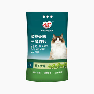yoken 怡亲 绿茶豆腐猫砂 2.5kg