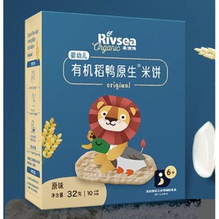 Rivsea 禾泱泱 婴幼儿有机稻鸭原生米饼