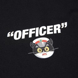 HLA 海澜之家 黑猫警长系列T恤 HNTBJ2Q428A