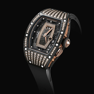 RICHARD MILLE 理查米尔 RM 037 腕表 Carbon TPT白金镶钻款