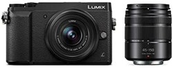 Panasonic 松下 GX85 M4/3画幅 微单相机 12-32mm + 45-150mm 双镜头套机 黑色