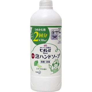 Bioré 碧柔 杀菌消毒儿童洗手液 柑橘香型 250ml+450ml