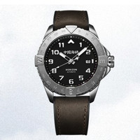 SEA-GULL 海鸥 天际系列 男士自动机械表 814.27.1123 黑盘钢壳棕带