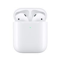 Apple 苹果 AirPods 2 无线充电版 半入耳式真无线蓝牙耳机 白色