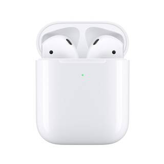 Apple 苹果 AirPods 2 无线充电版 半入耳式真无线蓝牙耳机 白色