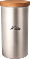 Kalita 咖啡罐 L尺寸 咖啡豆 200克 不锈钢 哑光 日本制造 kalita for outdoors #44284