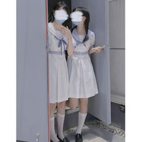 七月半夏 JK制服 夏风中 水色盛夏服连衣裙
