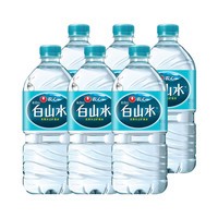白山水 天然火山矿泉水 1L*6瓶