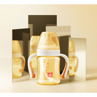 gb好孩子b80403宽口径硅橡胶奶瓶240ml