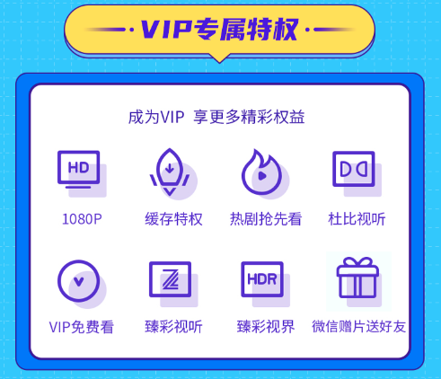Tencent Video 腾讯视频 超级影视VIP两年 云视听极光TV端通用
