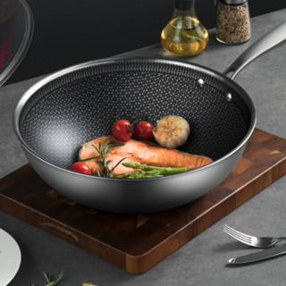 COOKER KING 炊大皇 CG32QM 炒锅(32cm、不粘、304不锈钢)