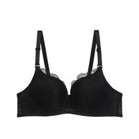 Aimer 爱慕 神秘世界系列 女士无钢圈文胸 AM174461 黑色 A80