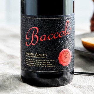 baccolo 意大利阿奎斯威尼托切洛家族巴克隆风干法进口红酒干红葡萄酒750ML