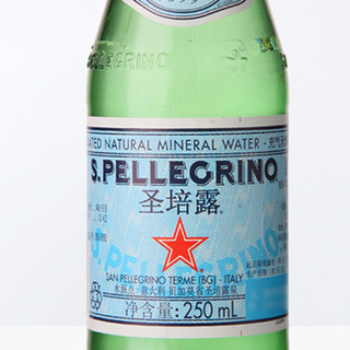 S.PELLEGRINO 圣培露 充气天然矿泉水 250ml*6瓶