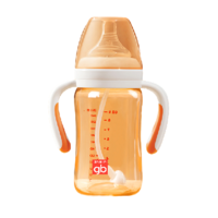 gb 好孩子 简约款系列 PPSU奶瓶 260ml 粉橘 6月+