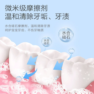 coati 小浣熊 儿童牙膏水果口味益生菌冰淇淋布丁奶香健齿护齿牙膏 水蜜桃50g
