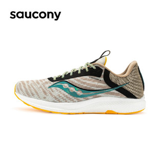 saucony 索康尼 跑步鞋运动鞋男22春夏新品FREEDOM 自由5 S20726 浅卡基 41 浅卡基 42.5