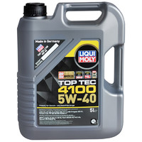 LIQUI MOLY 力魔 顶技4100 全合成机油 5W-40 C3 SN 5L德国原装进口