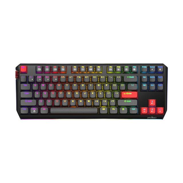 美品　JAMES DONKEY 008 JAMES DONKEY 贝戋马户RS4 87键多模机械键盘黑色佳达隆G黄Pro轴