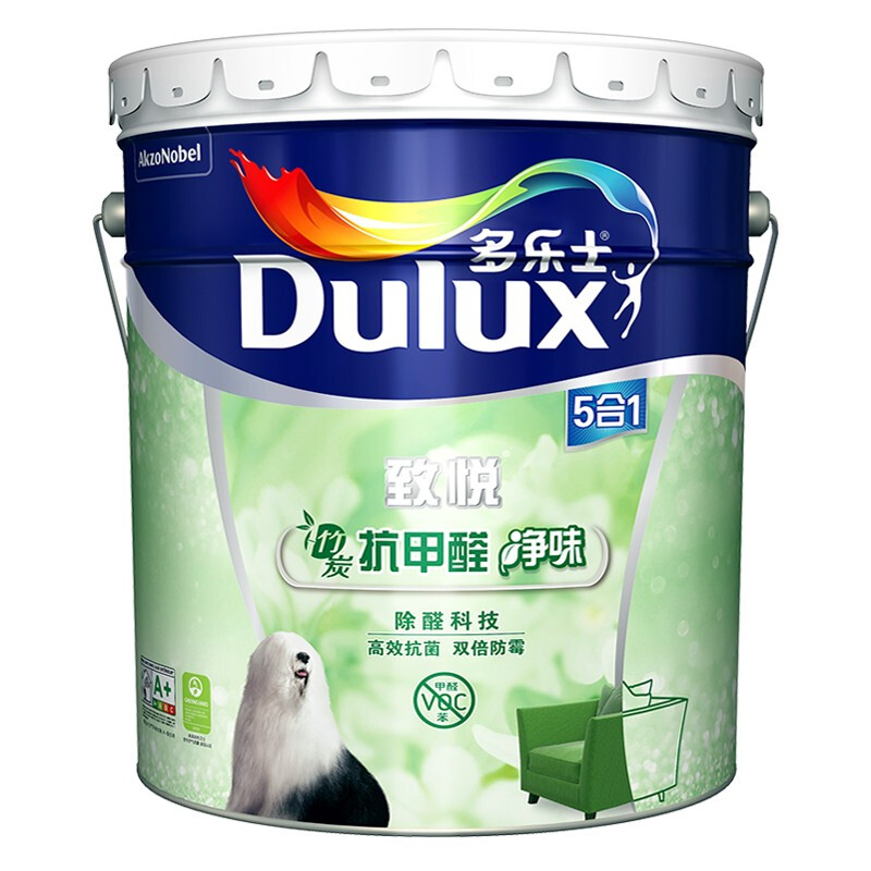 Dulux 多乐士 致悦系列 A8146 抗菌防霉油漆 白色 18L