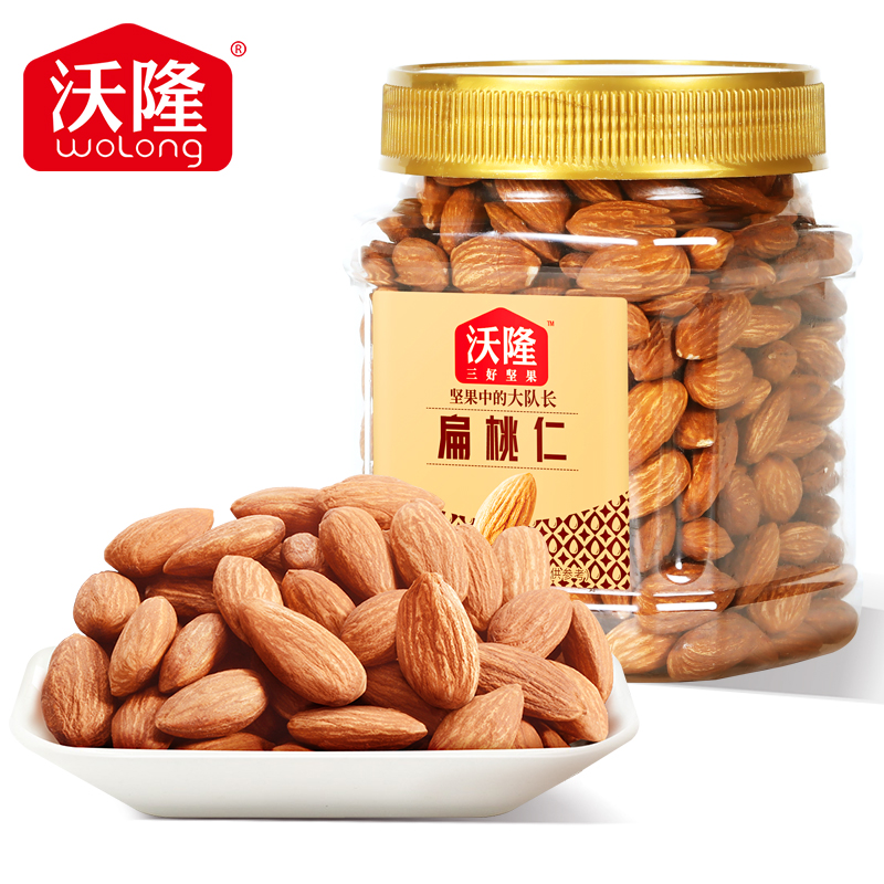 wolong 沃隆 原味扁桃仁  300g1罐扁桃仁