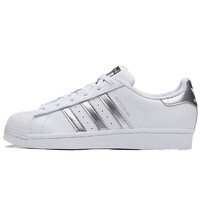 adidas ORIGINALS Superstar W 女子休闲运动鞋 AQ3091 白银色 38