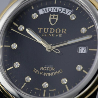 TUDOR 帝舵 骏珏系列 39毫米自动上链腕表 56003-68063 黑色盘带钻版