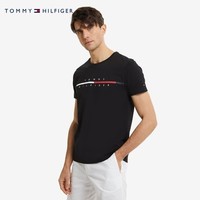 TOMMY HILFIGER MW0MW22128 男士logo条圆领T恤