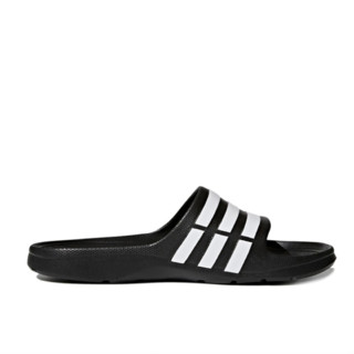 adidas 阿迪达斯 Duramo Slide 中性拖鞋 G15890 1号黑色/亮白 40.5