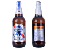 88VIP：Blue Ribbon 蓝带 啤酒经典11度啤酒瓶装640mlx12瓶玻璃瓶整箱