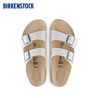 BIRKENSTOCK软木拖鞋男女同款进口时尚拖鞋女Arizona系列 白色-正常版0552681 40