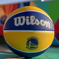 威尔胜 Wilson金州勇士队徽 7号篮球 WTB1300IBGOLCN 礼盒装