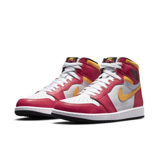 AIR JORDAN 正代系列 Air Jordan 1 Retro High OG 男子篮球鞋 555088-603 白黄粉 45.5