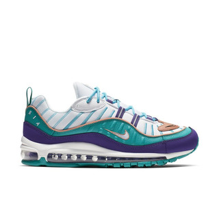 NIKE 耐克 Air Max 98 男子跑鞋 640744-500 白蓝紫 40