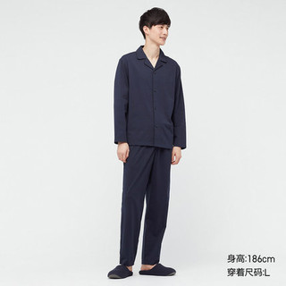 UNIQLO 优衣库 AIRism男士家居服睡衣套装 437343