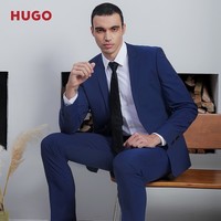 HUGO BOSS 50321050-369526 单排扣羊毛西服套装
