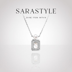 SARASTYLE 香雅系列 ROSA项链 轻奢叠戴珍珠吊坠 精致锁骨链