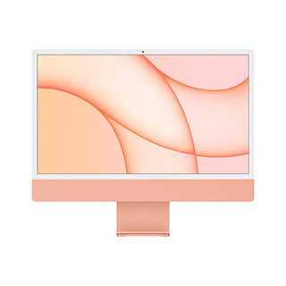 Apple 苹果 iMac 2021款 M1 芯片版 24英寸 一体机 橙色（M1、核芯显卡、8GB、256GB SSD、4.5K）