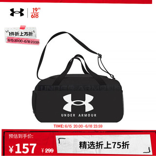 安德玛 官方UA Loudon男女中号运动旅行包Under Armour1360464 黑色001 均码