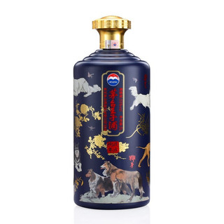 MOUTAI 茅台 大坛收藏系列酒 茅台王子生肖猪狗十全十美5L装酱香53度