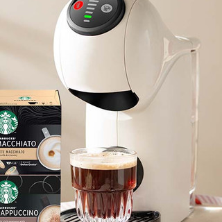 Dolce Gusto 多趣酷思 Genio S Basic 胶囊咖啡机 小精灵白 咖啡胶囊礼盒