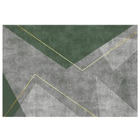 BUDISI 布迪思 多彩系列 布兰卡绿 北欧简约地毯 120*180cm