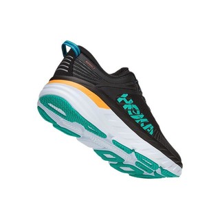 HOKA ONE ONE 邦代系列 Bondi 7 男子跑鞋 1110518-BATL 黑色/亚特兰蒂斯 40