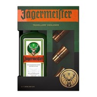 cdf会员购：Jagermeister 德国野格 利口酒礼盒装（1000ml+Shot杯*3）