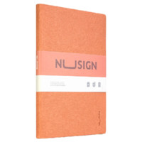 NUSIGN 纽赛 NS262 A5皮面笔记本 珊瑚粉 单本装