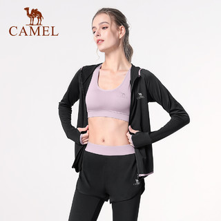 CAMEL 骆驼 女子瑜伽服 A7S1U8135 黑色 L 五件套